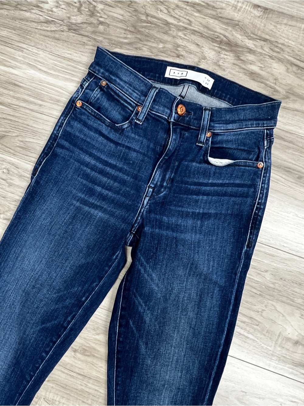 AYR The Chiller Skinny Jeans in Sunrise Blue Size 26 - Picture 5 of 15